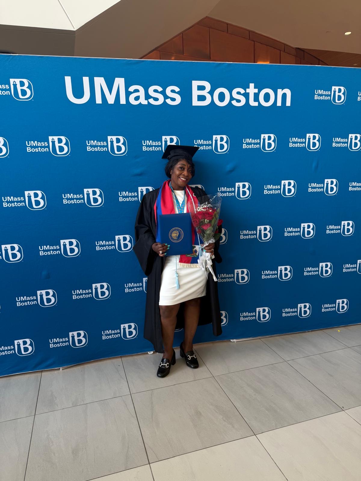 Sheilla Cezarin at her college graduation